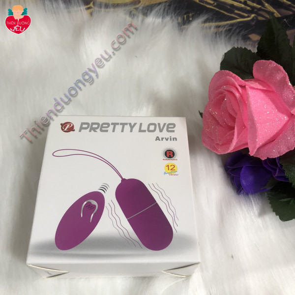 TRỨNG RUNG PRETTYLOVE ARVIN KHÔNG DÂY 12 CHẾ ĐỘ SIÊU KÍCH THÍCH Rung Cực Mạnh 